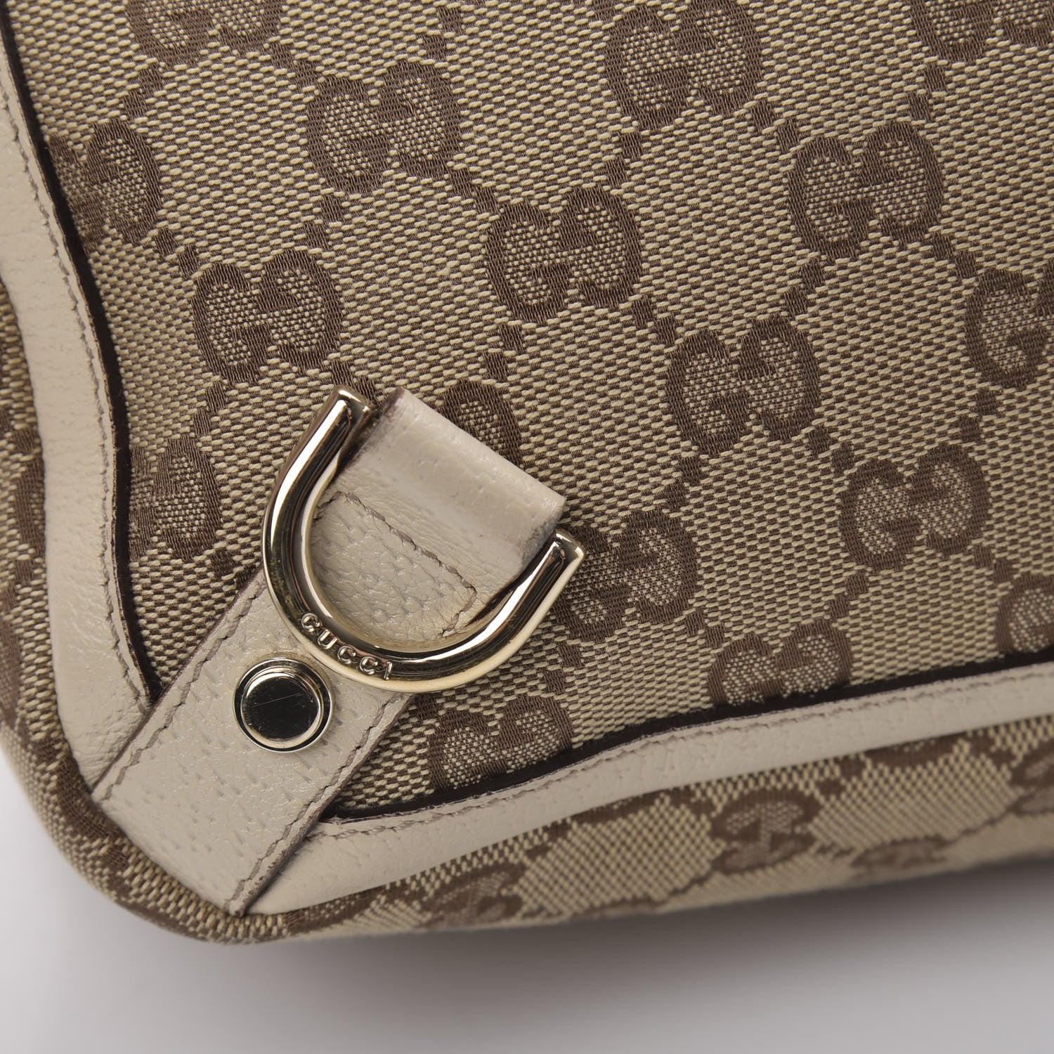 Gucci Monogram Large Abbey Tote Off White 13 of 17