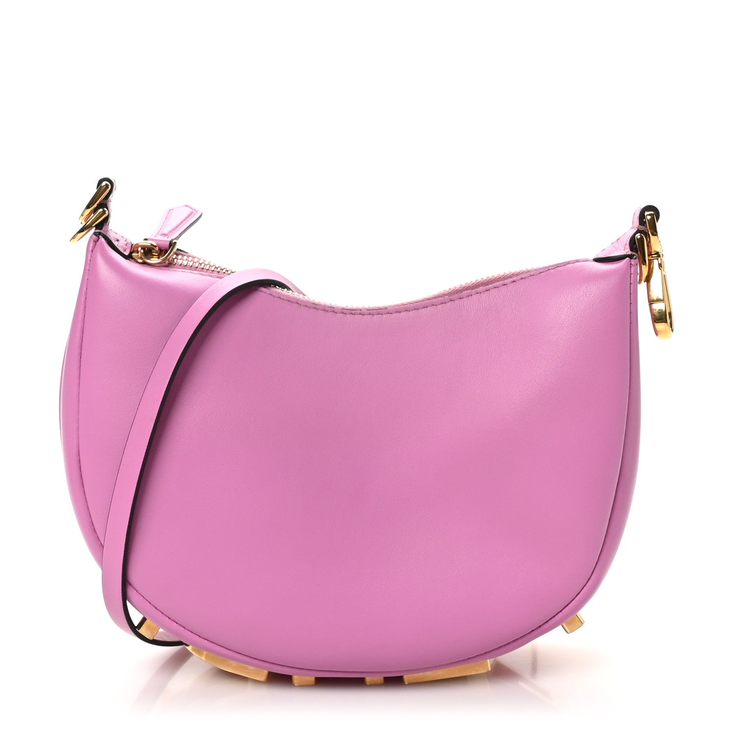 Fendi Vitello Grace Matte Mini Fendigraphy Hobo Bag Rosa 1 of 10
