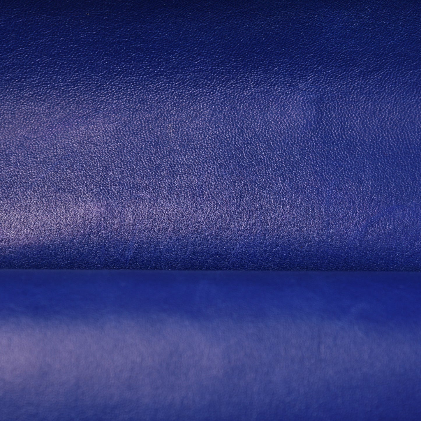 Lambskin Quilted Jumbo Double Flap Blue