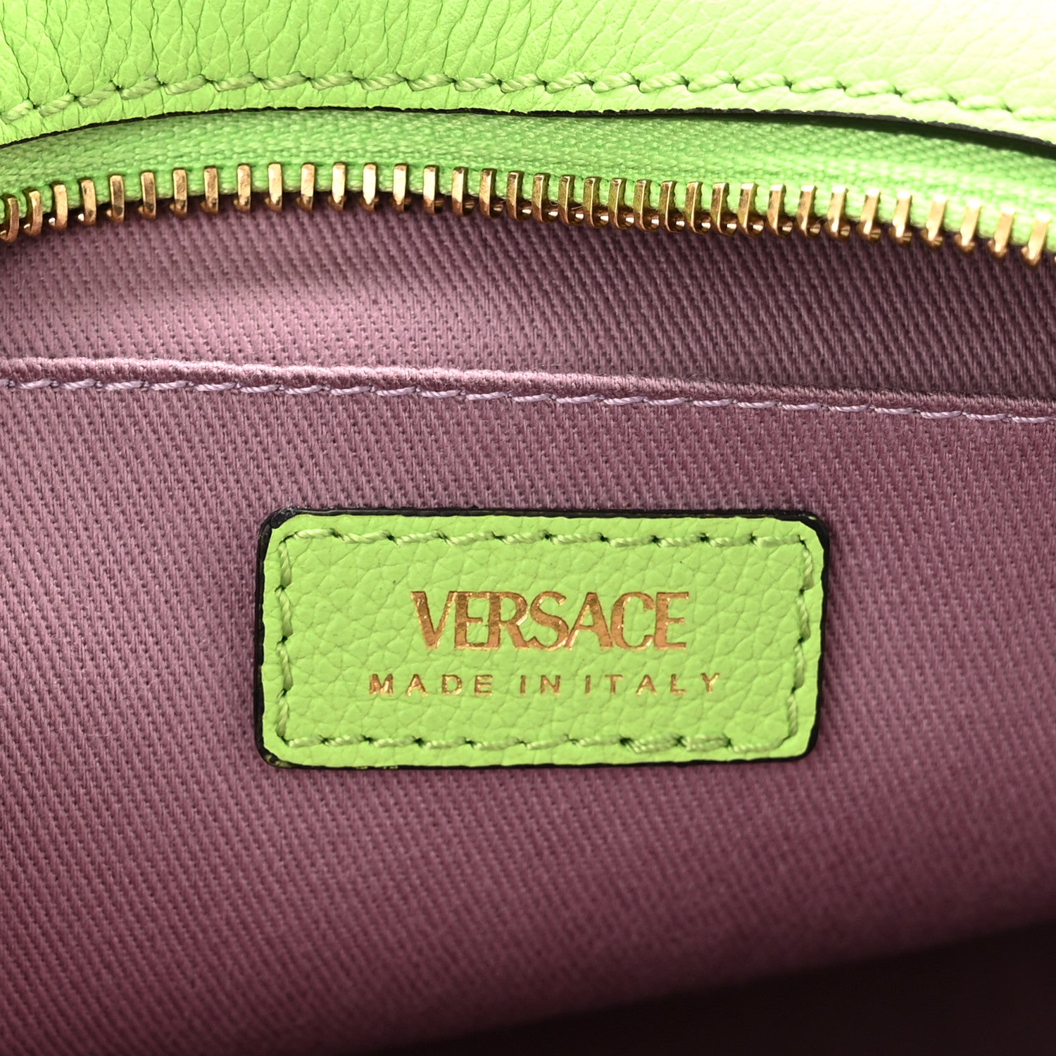 Versace Grained Calfskin Medusa Camera Bag Green 6 of 9