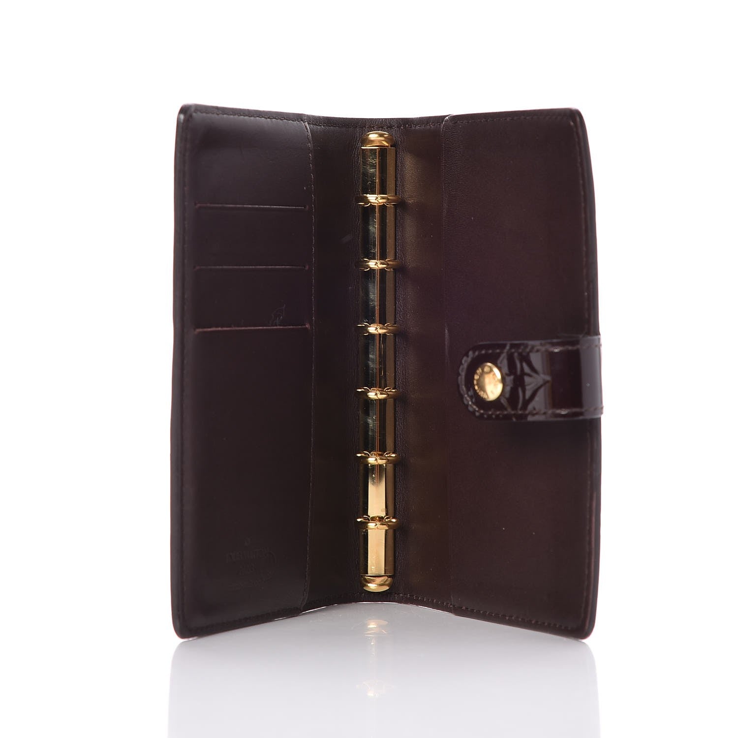 Louis Vuitton Vernis Small Ring Agenda Cover Amarante 5 of 7
