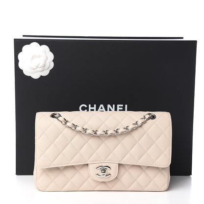 Chanel Caviar Quilted Medium Double Flap Ivory 10 of 10