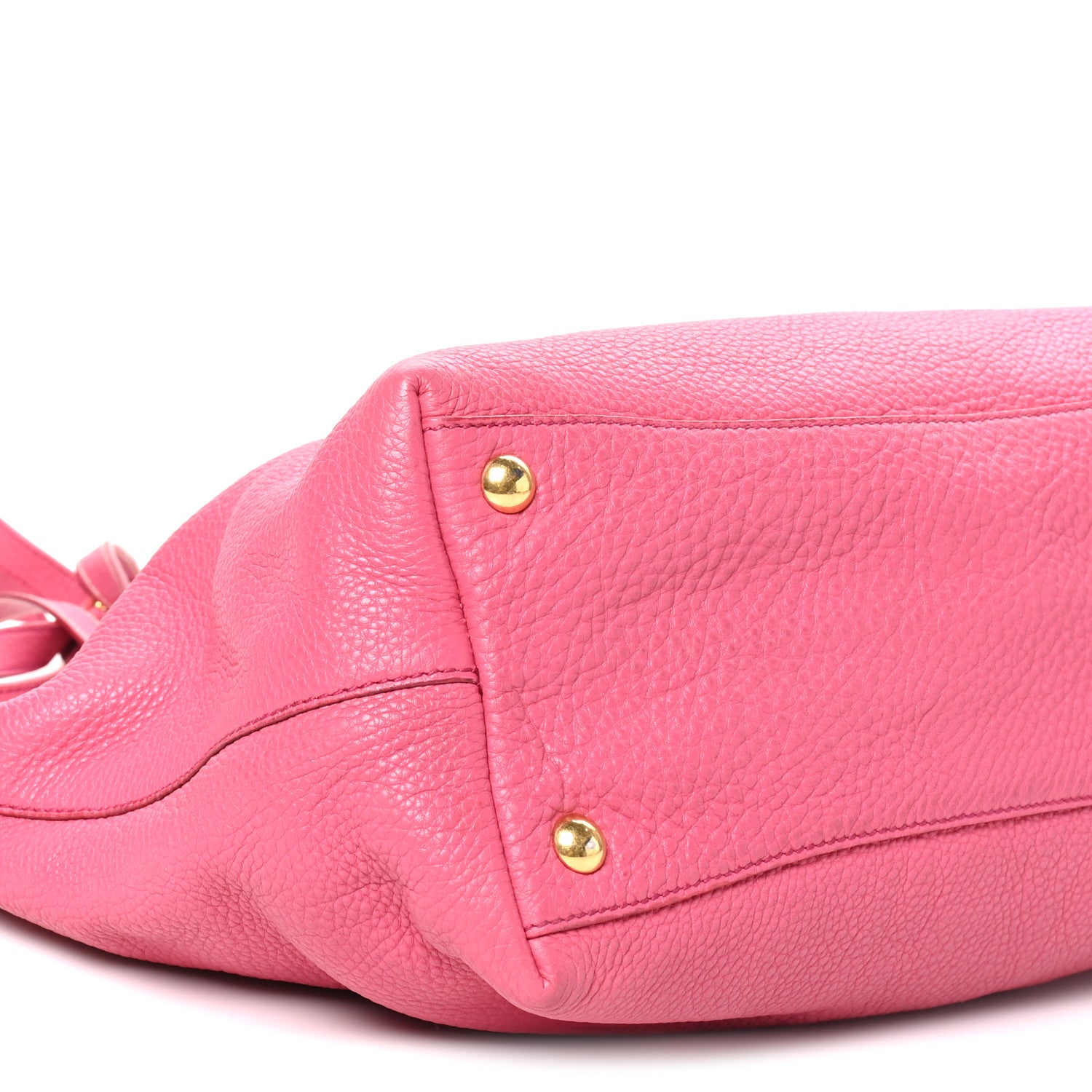 Miu Miu Vitello Daino Shopping Tote Peonia 7 of 8