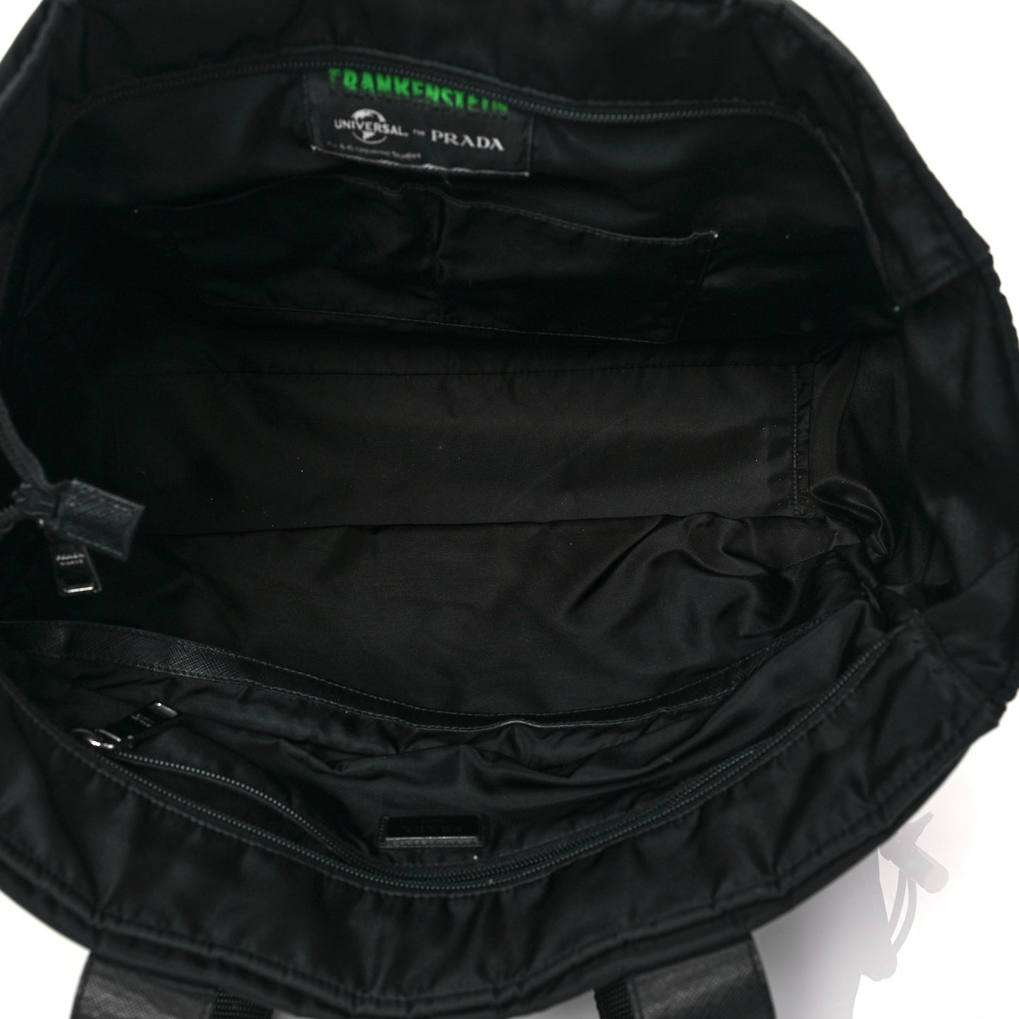 X UNIVERSAL STUDIOS Tessuto Nylon Montagna Frankenstein Heart Tote Black