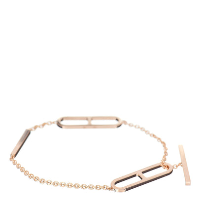 Hermes 18K Rose Gold PM Ever Chaine D'Ancre Bracelet SH 3 of 4