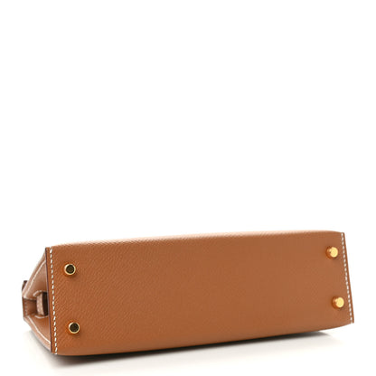 Hermes Epsom Mini Kelly Sellier 20 Gold 4 of 10