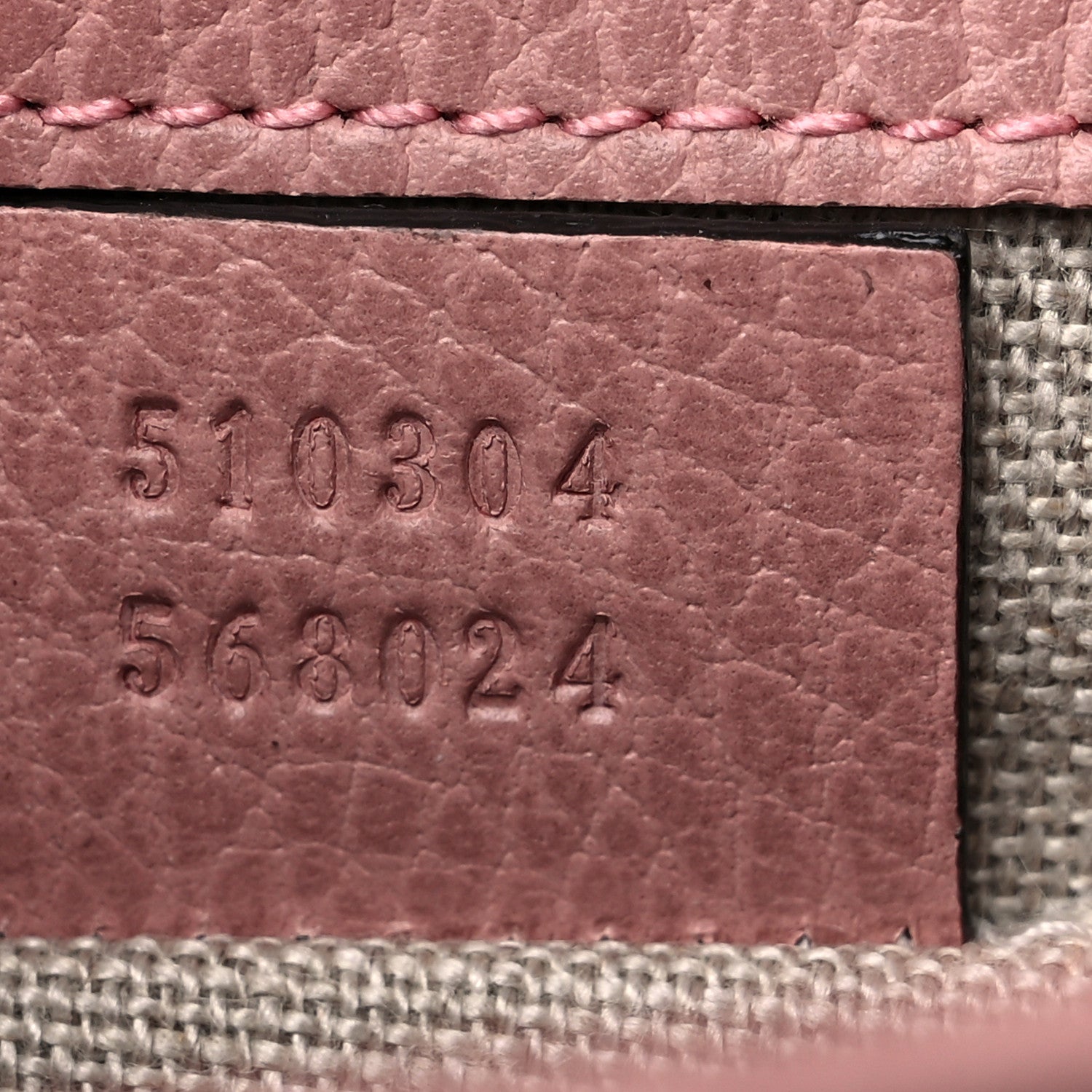 Gucci Dollar Calfskin Small Interlocking G Shoulder Bag Soft Pink 7 of 11