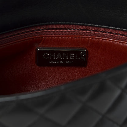 Chanel Lambskin Quilted Medium Westminster Pearl Flap Black 7 of 9