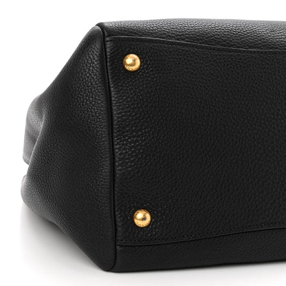 Prada Vitello Daino Shopping Satchel Black 8 of 11