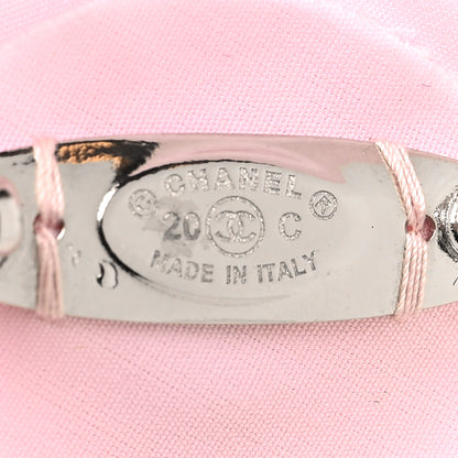 Chanel Fabric Camellia CC Brooch Pink 3 of 3