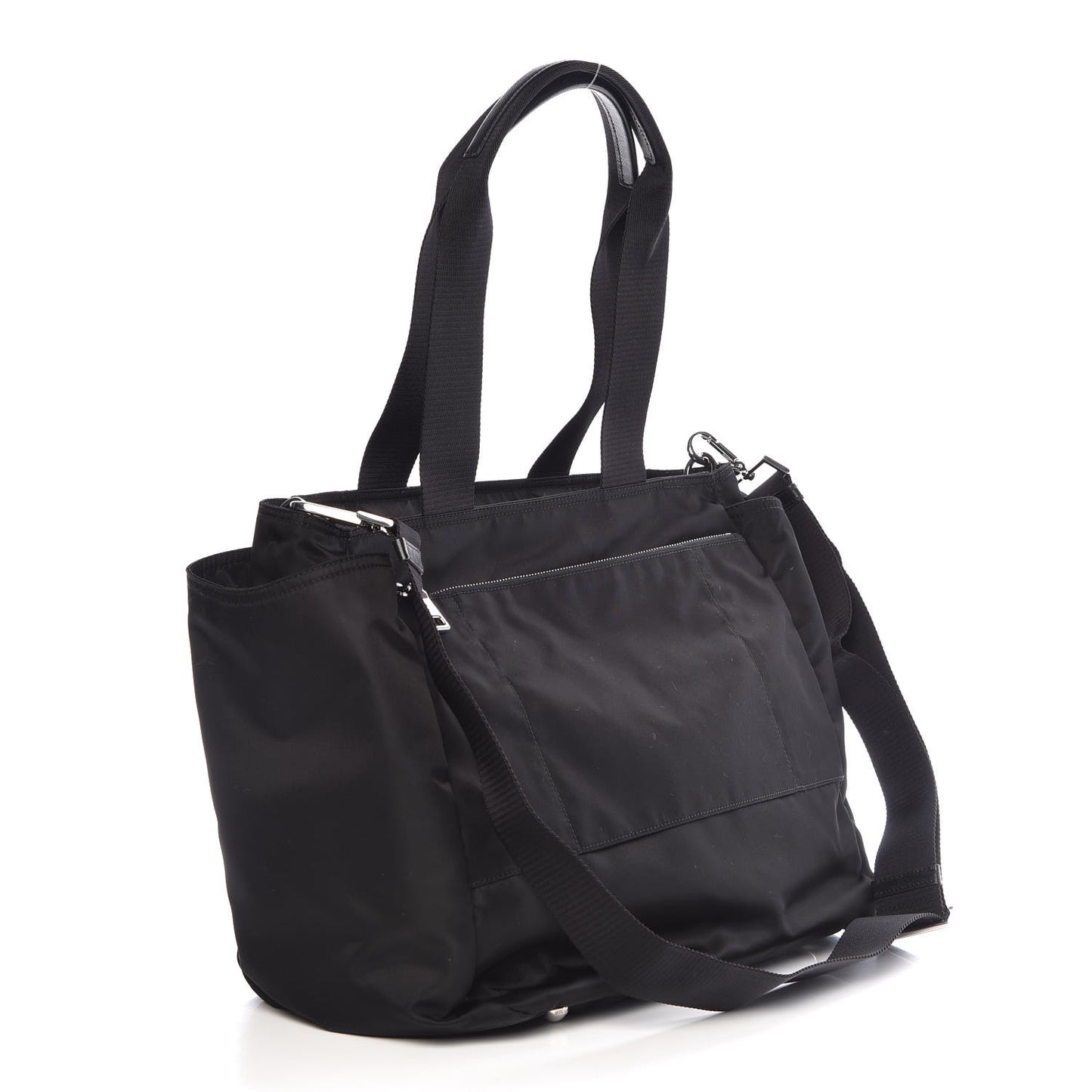 Nylon Vela Baby Bag Black