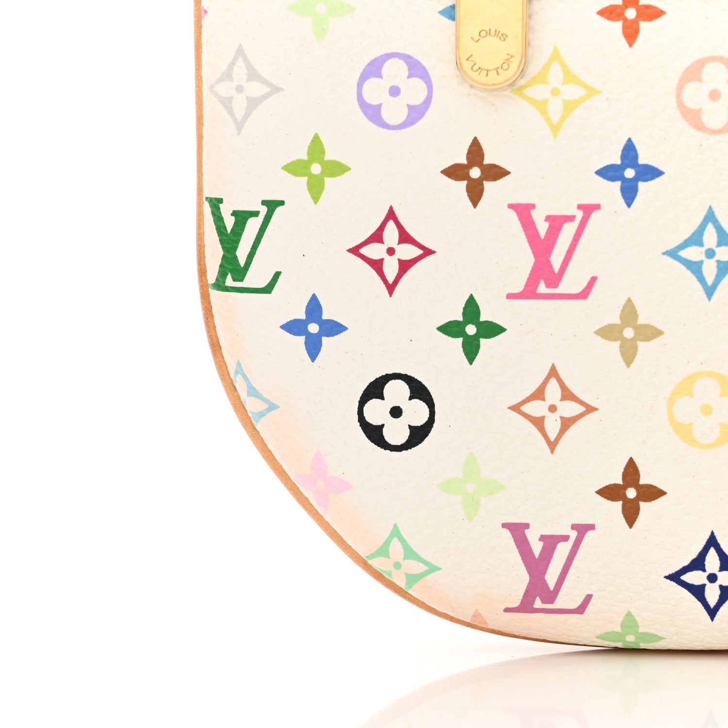Louis Vuitton Monogram Multicolor Pochette Plate GM White 10 of 11
