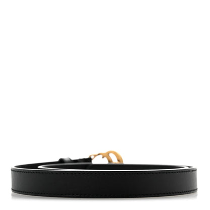 Gucci Calfskin Double G 20mm Belt 75 30 Black 2 of 7