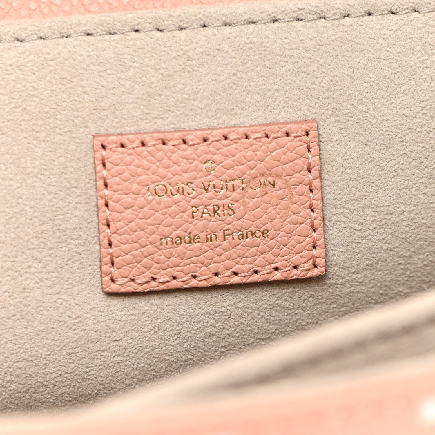 Louis Vuitton Empreinte Monogram Giant Pochette Metis Rose Trianon Cream 6 of 9