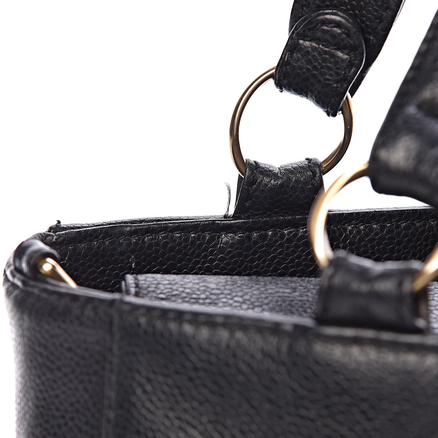 Chanel Caviar CC Tote Black 11 of 14