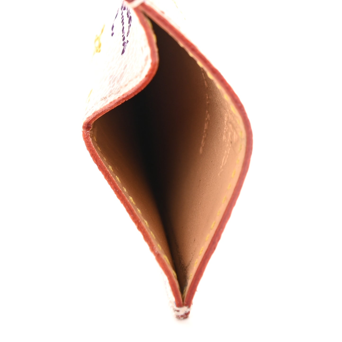 Monogram Multicolor Mirror and Case Pouch White