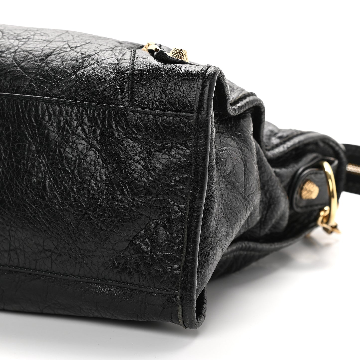 Agneau Giant 12 Gold Hardware City Black