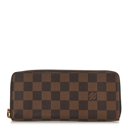 Louis Vuitton Damier Ebene Clemence Wallet 1 of 9
