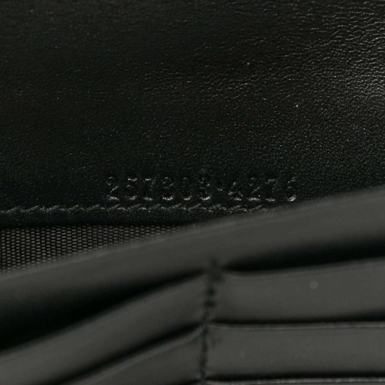 Gucci Monogram Nylon Continental Wallet Black 7 of 10