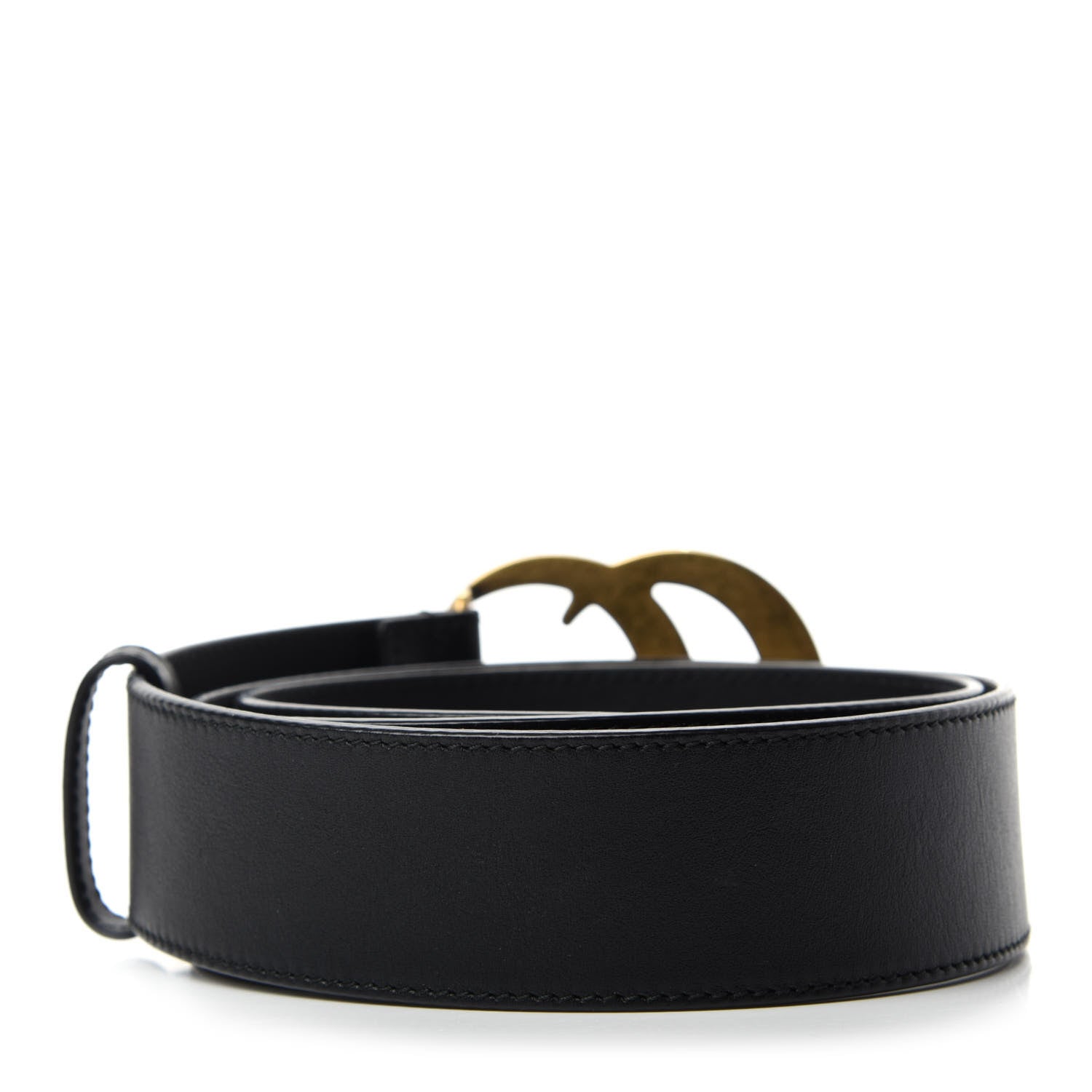 Gucci Calfskin Double G 40mm Belt 85 34 Black 2 of 3
