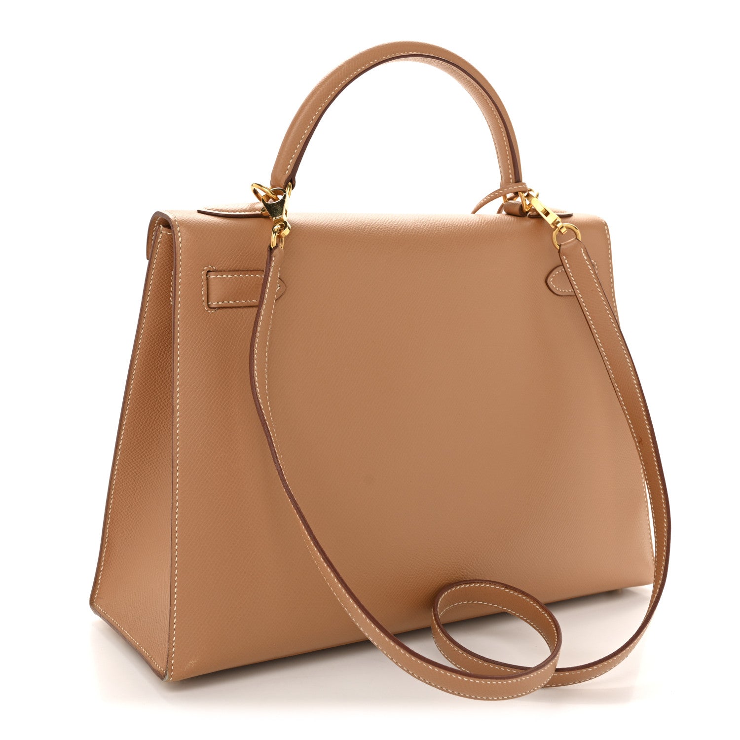 Hermes Courchevel Kelly Sellier 32 Tabac Camel 3 of 14