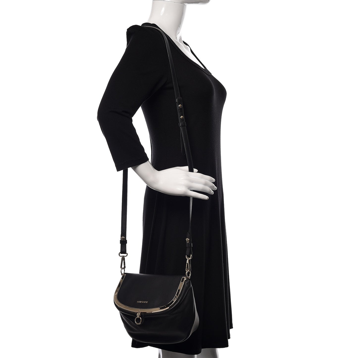 Nappa Crossbody Bag Black