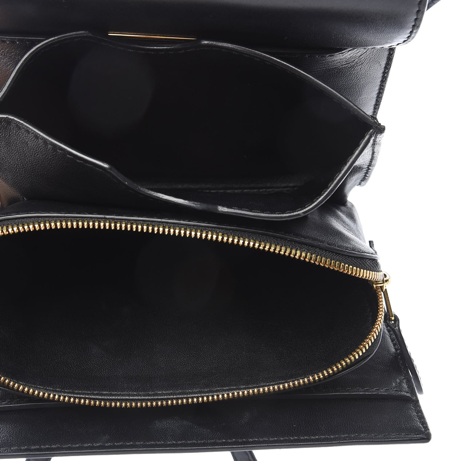 Balenciaga Calfskin Lock Shoulder Bag Black 7 of 8