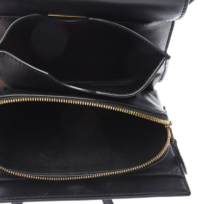 Balenciaga Calfskin Lock Shoulder Bag Black 7 of 8