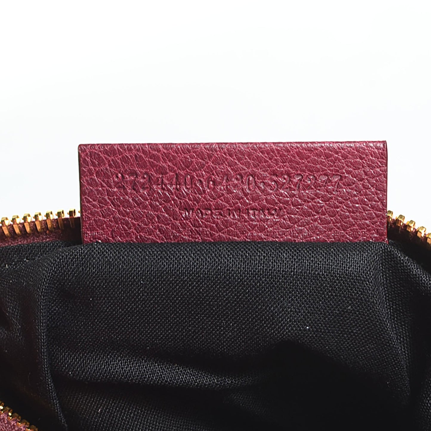 Chevre Hamilton Giant 12 Gold Hardware M Porte-Monnaie Coin Purse Cassis