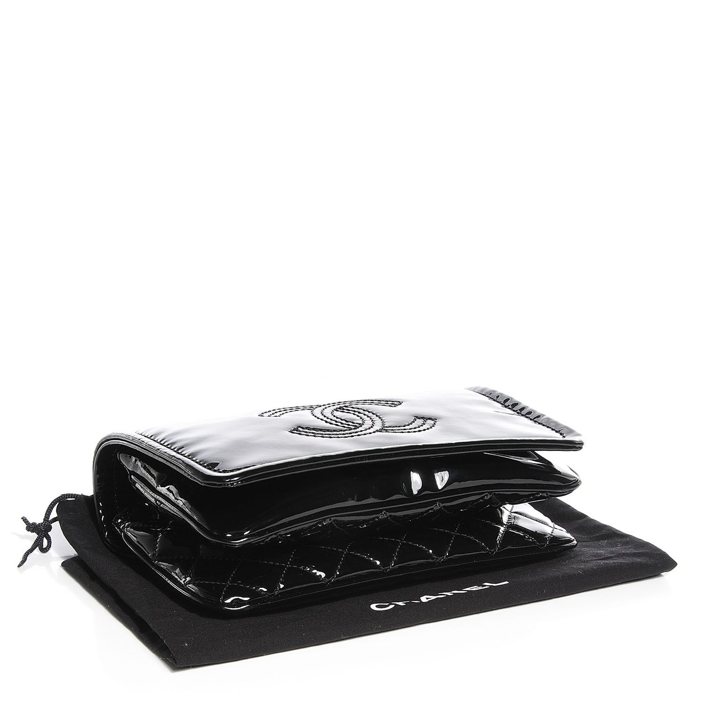 Vinyl Small Lipstick Flap Black