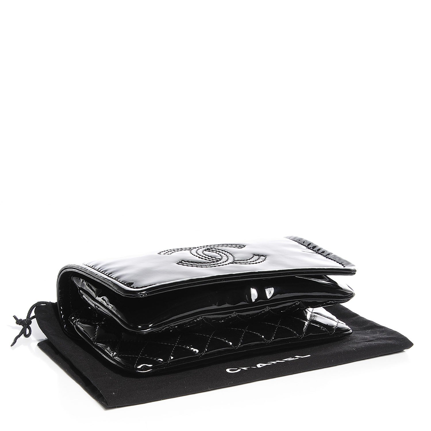 Chanel Vinyl Small Lipstick Flap Black 4 of 7