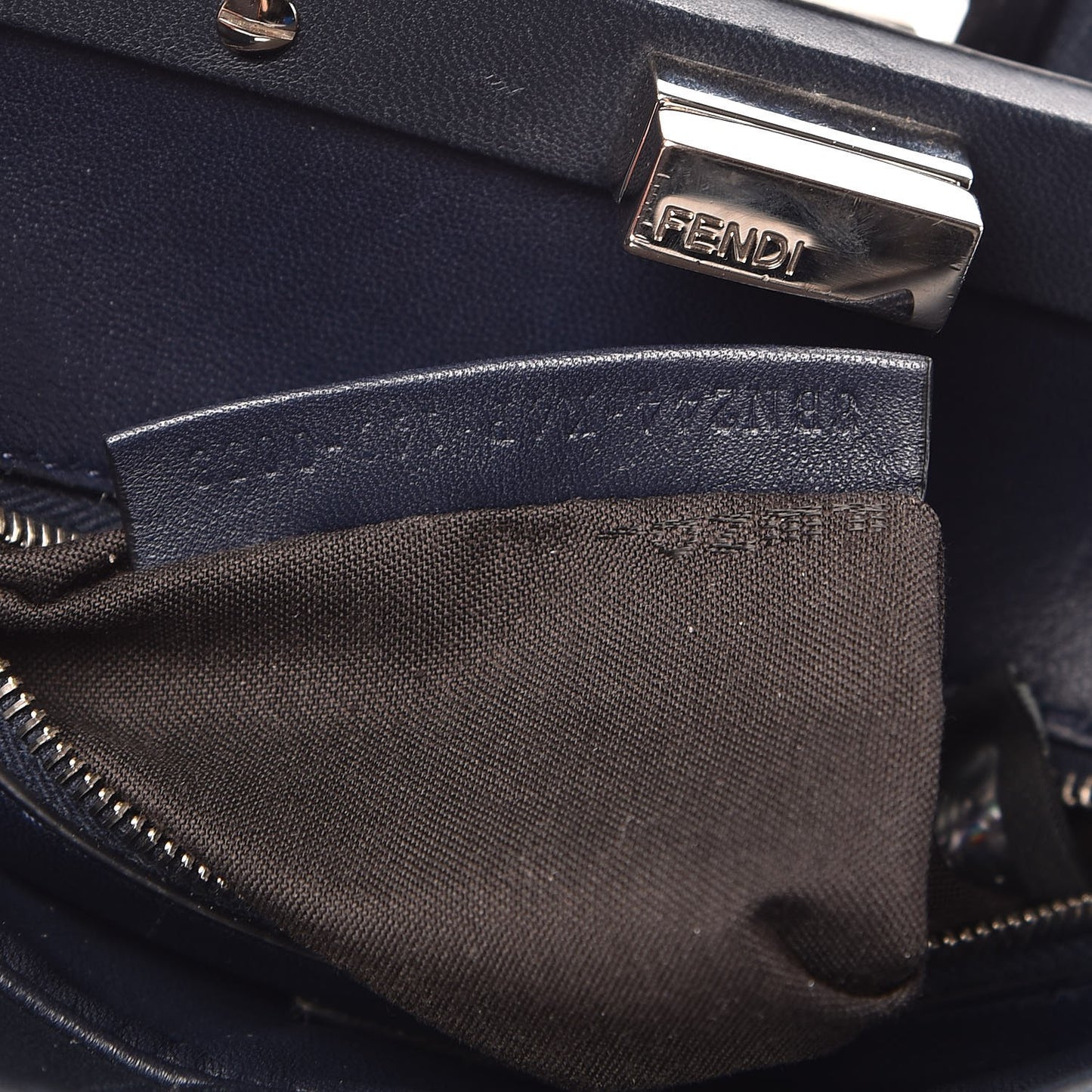 Nappa Mini Peekaboo Iconic Satchel Dark Blue