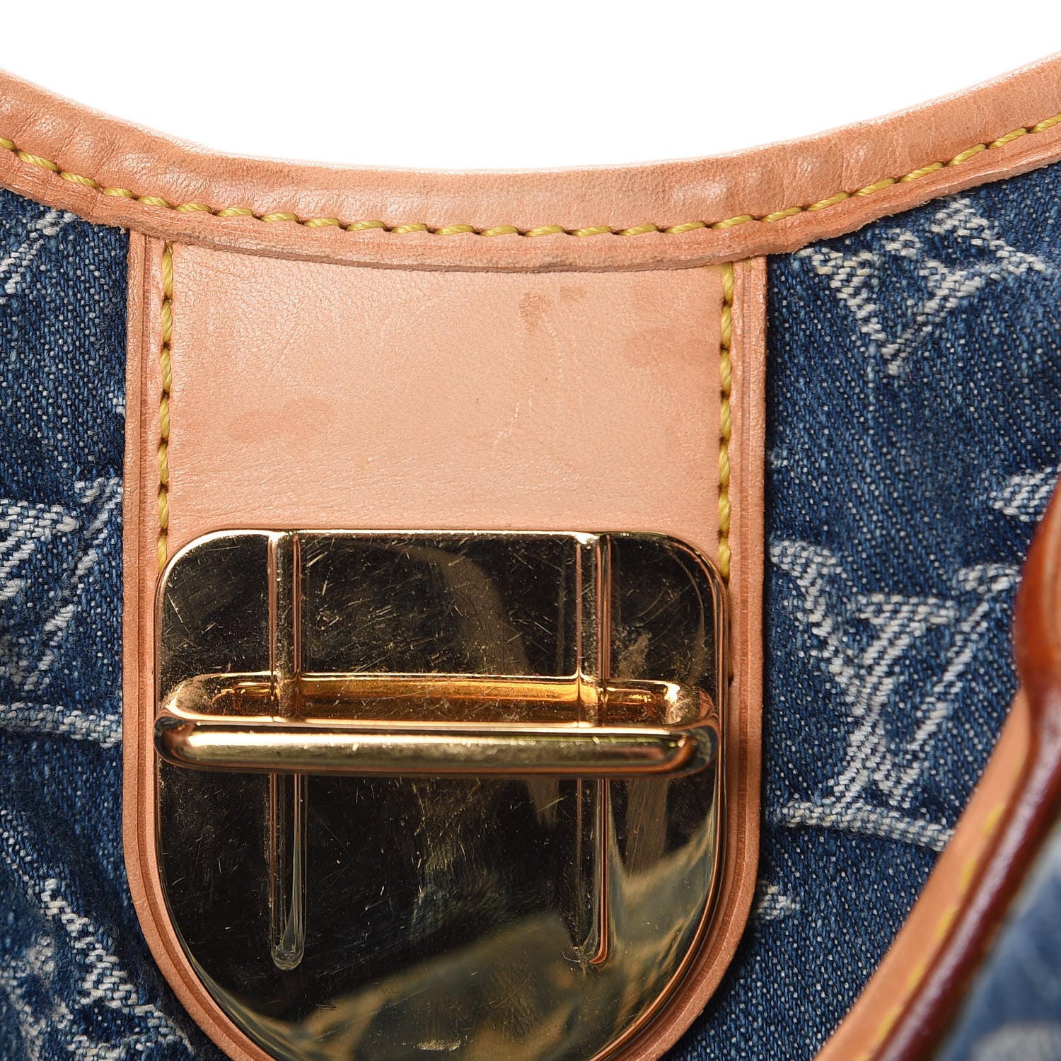 Louis Vuitton Monogram Denim Pleaty Blue 8 of 16