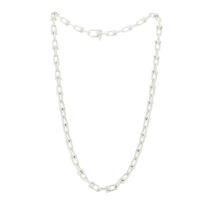 Tiffany Sterling Silver Small HardWear Link Necklace 3 of 6