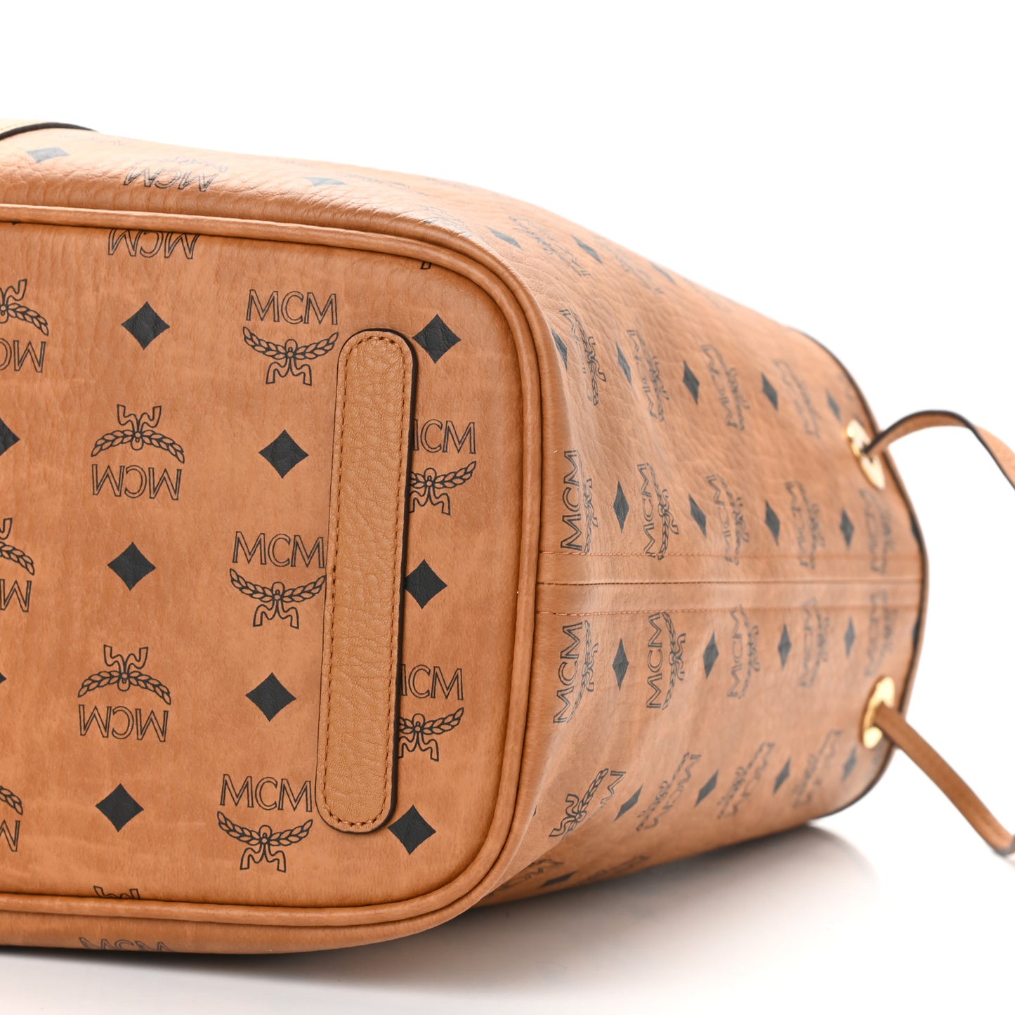 Visetos Medium Liz Reversible Shopper Tote Cognac