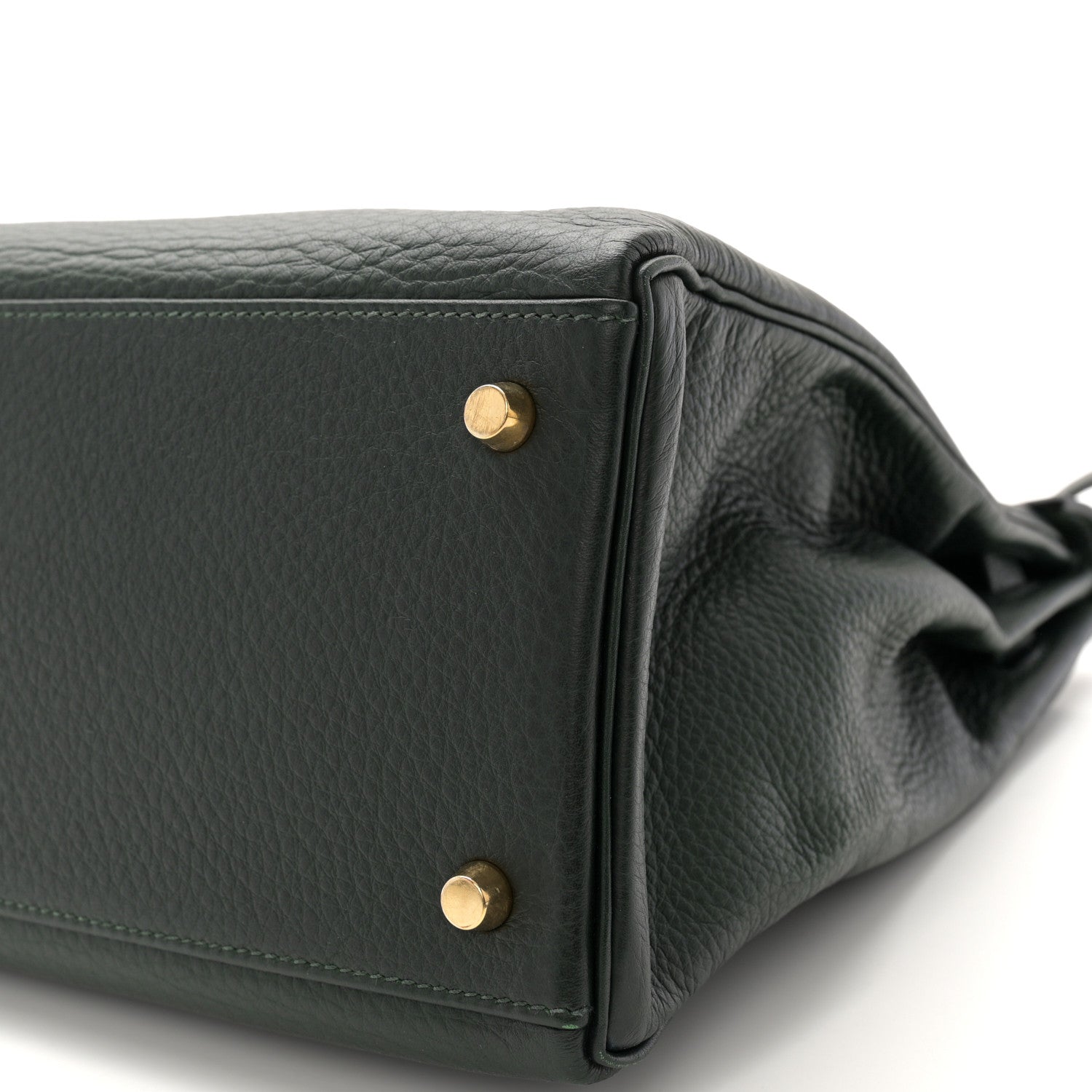 Hermes Taurillon Clemence Kelly Retourne 35 Vert Fonce 10 of 12