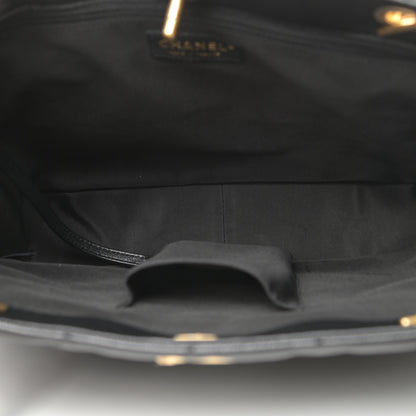 Chanel Caviar Quilted Sweet Classic Shopping Tote Black 5 of 10
