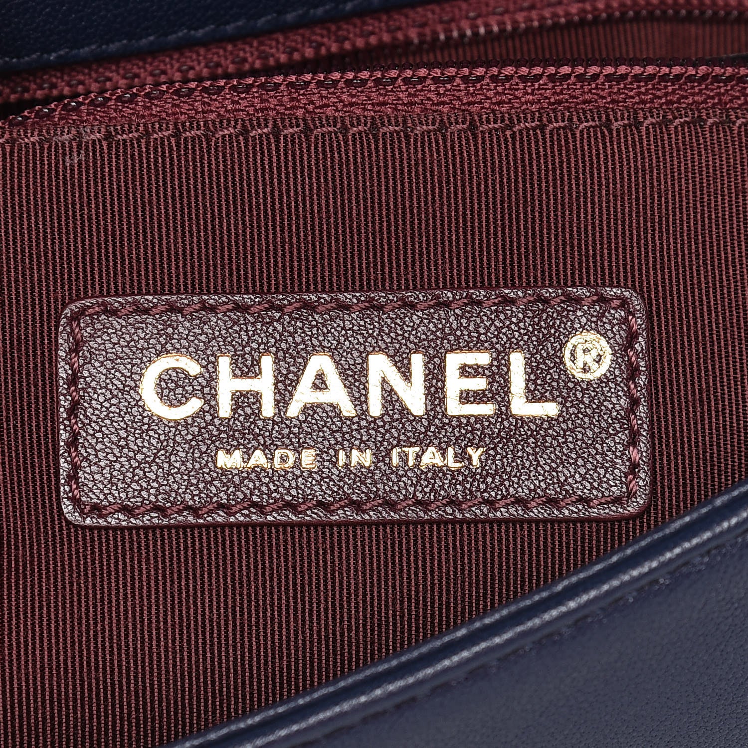 Chanel Sheepskin Quilted Small Vintage Mademoiselle Flap Navy 6 of 10
