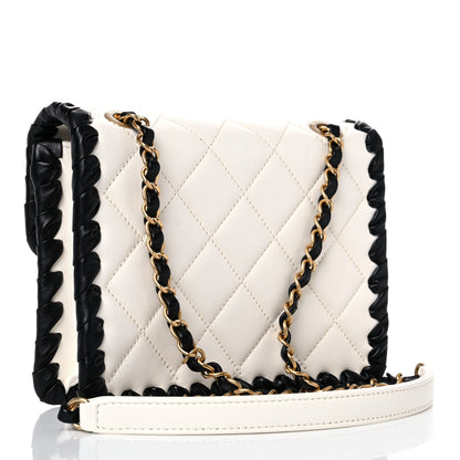 Chanel Braided Calfskin Mini My Own Frame Flap White 3 of 13