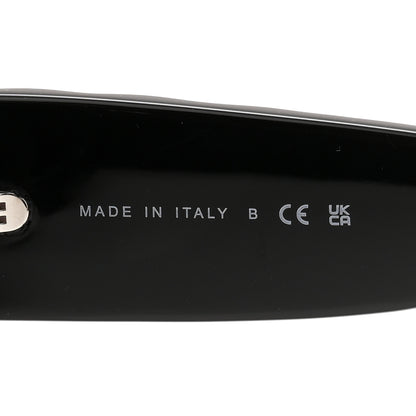 Chanel Acetate Quilted CC Rectangle Sunglasses 5483-A Black 5 of 8