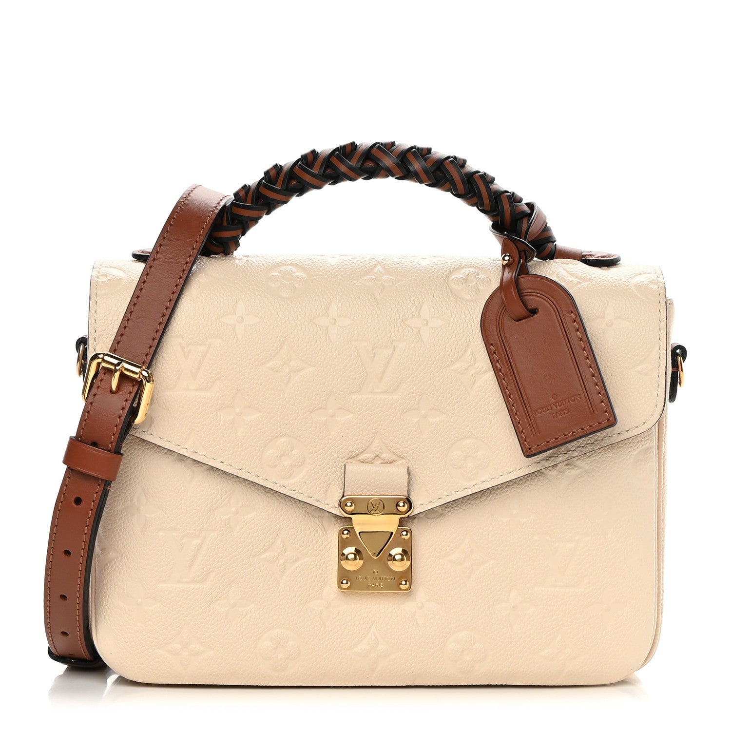 Louis Vuitton Empreinte Braided Pochette Metis Creme Beige Caramel 1 of 15