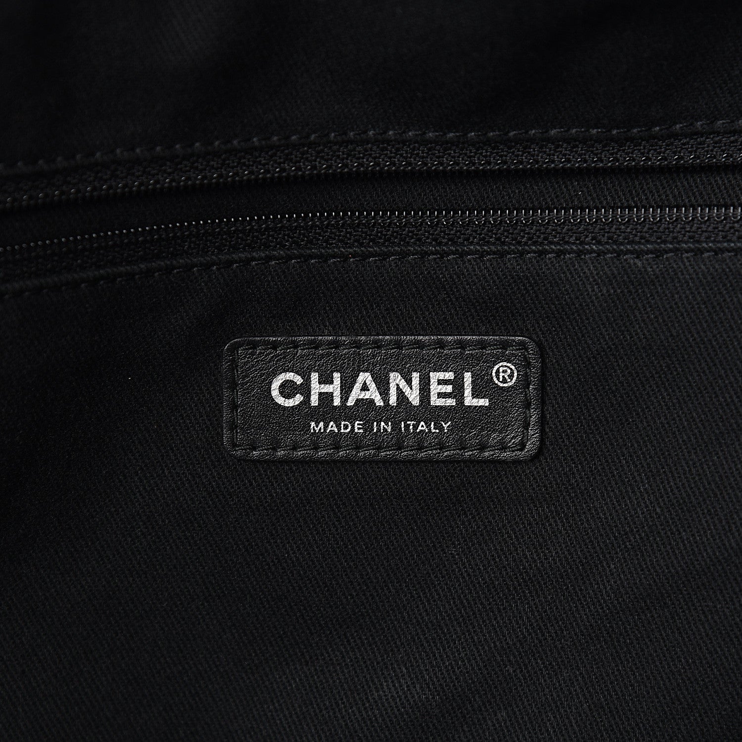 Chanel Canvas Extra Large Double Face Shopping Tote Black 5 of 9