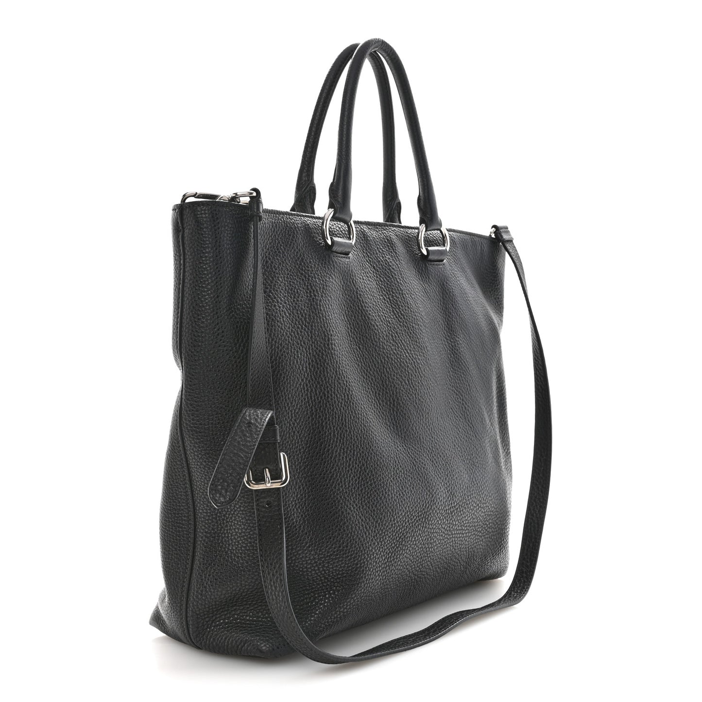 Vitello Phenix Tote Black