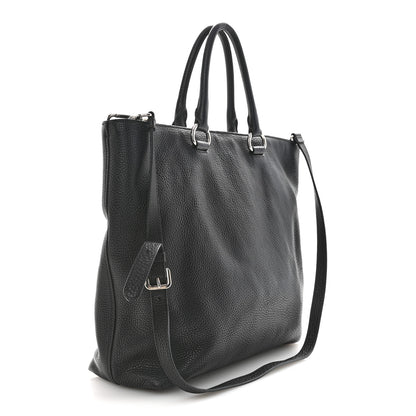 Prada Vitello Phenix Tote Black 3 of 15