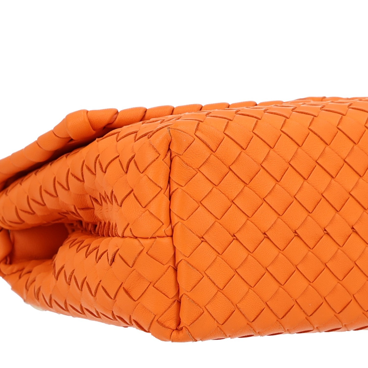 Bottega Veneta Nappa Intrecciato Baby Olimpia Shoulder Bag Orange 10 of 11