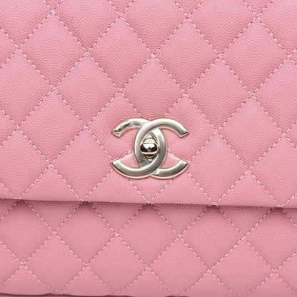 Chanel Caviar Quilted Small Coco Handle Flap Light Pink 8 of 11