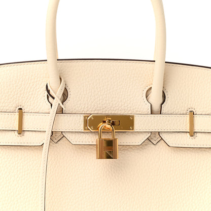 Hermes Taurillon Clemence Birkin 30 Nata 10 of 10