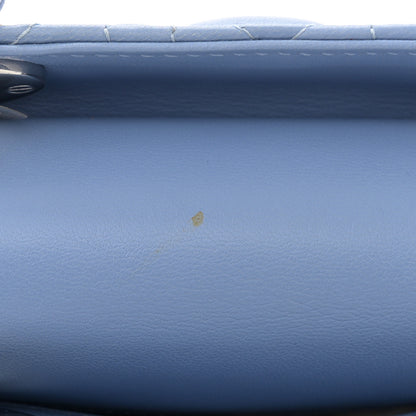 Christian Dior Lambskin Cannage Mini Lady Dior Blue 11 of 13