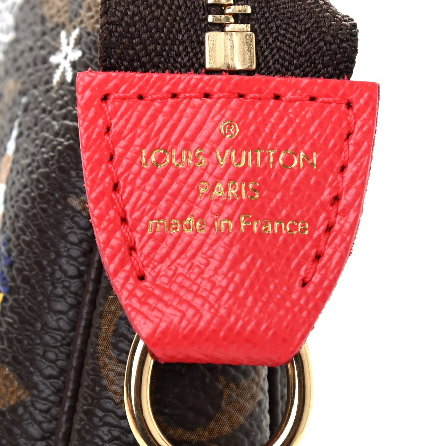 Louis Vuitton Monogram 2021 Christmas Animation London Mini Pochette Accessories Red 6 of 7