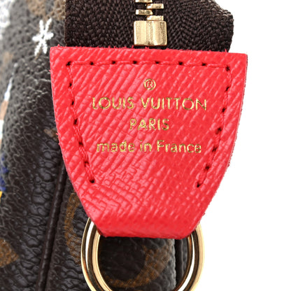 Louis Vuitton Monogram 2021 Christmas Animation London Mini Pochette Accessories Red 6 of 7
